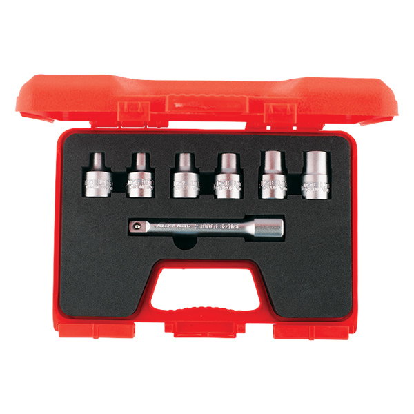 İzeltaş 1/2' Star (Torx) Lokma Anahtar Takımı 7 Parça